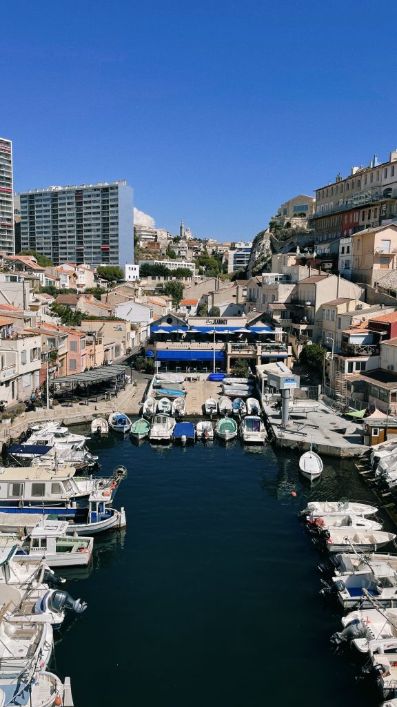 The harbour in Marseille.